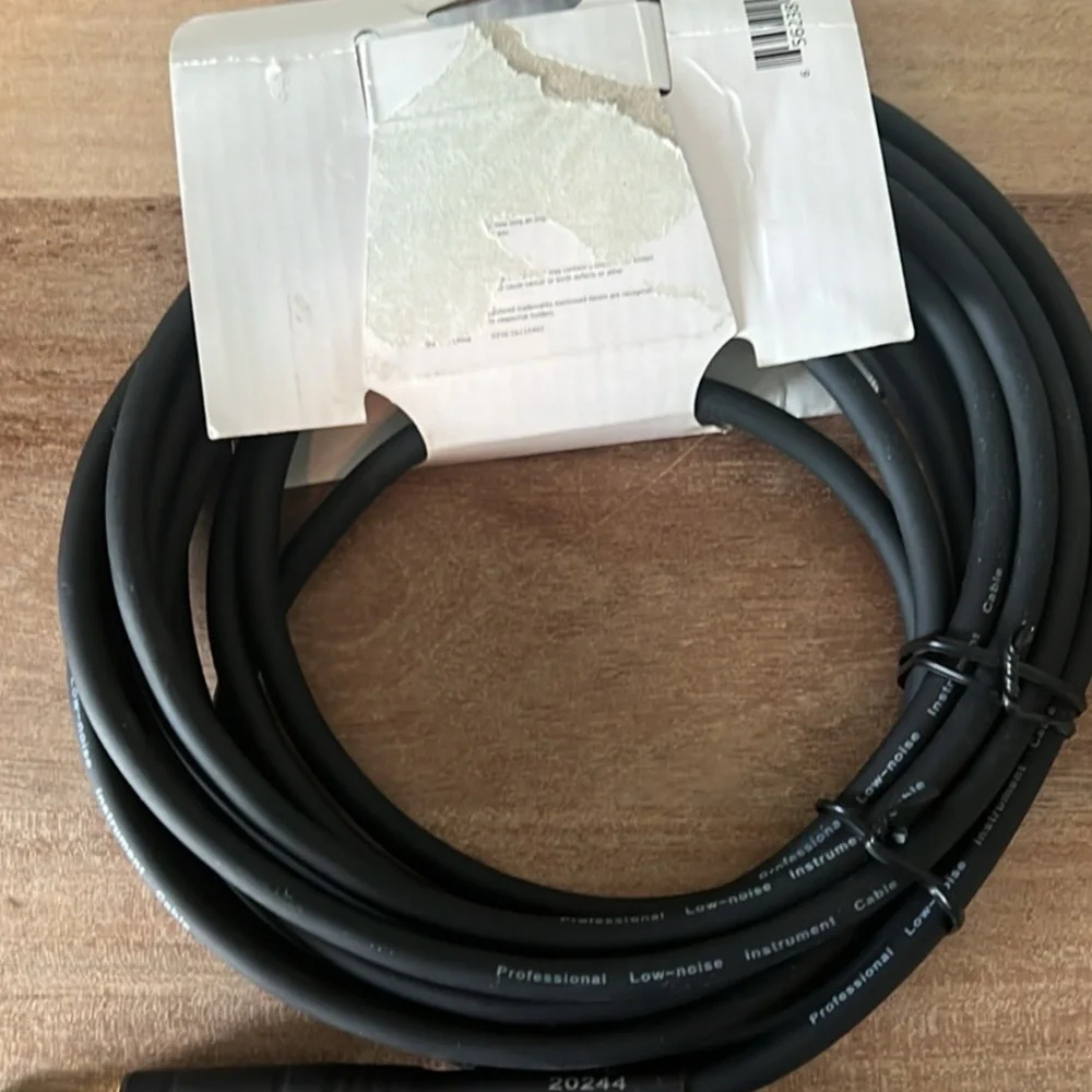 Instrument Cable Set - Black and Silver